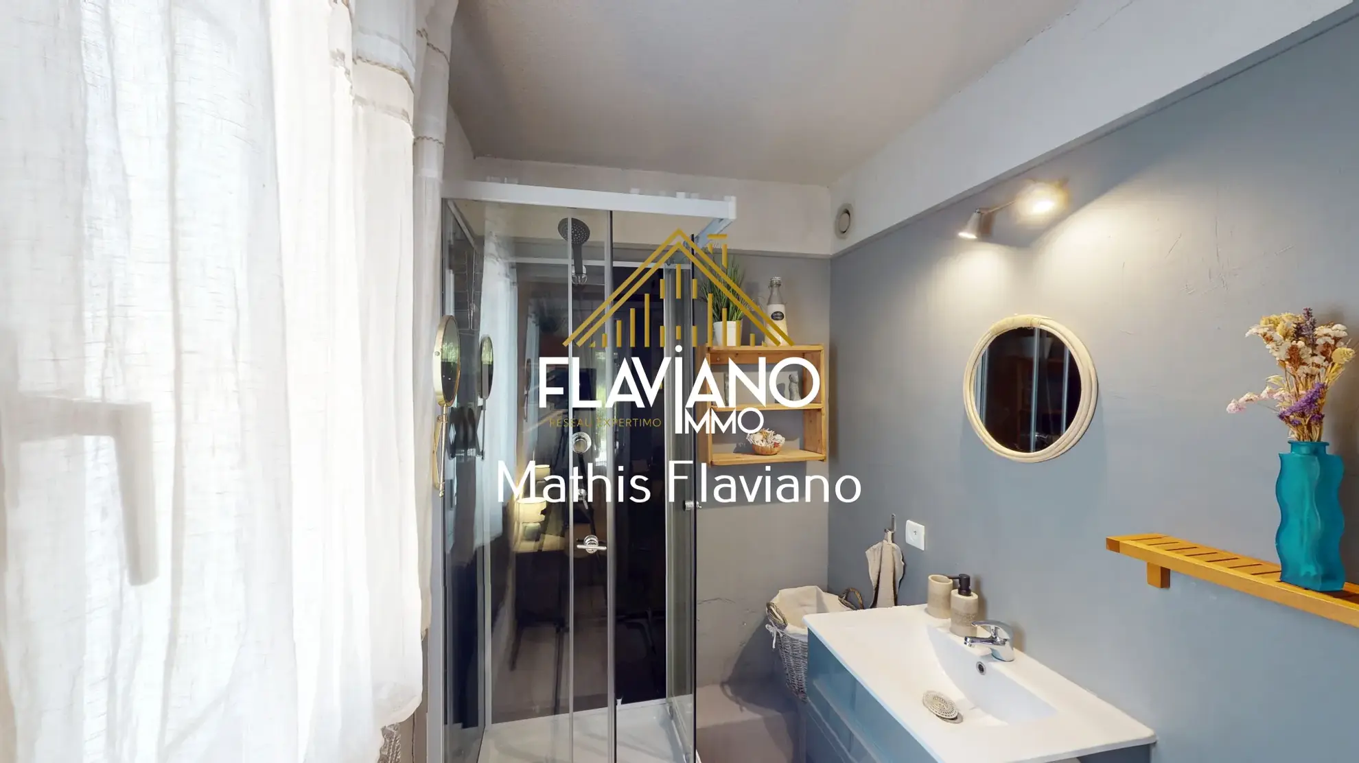 Studio en Rez-de-Jardin avec Vue Montagne à Barcelonnette – Exposition Sud 