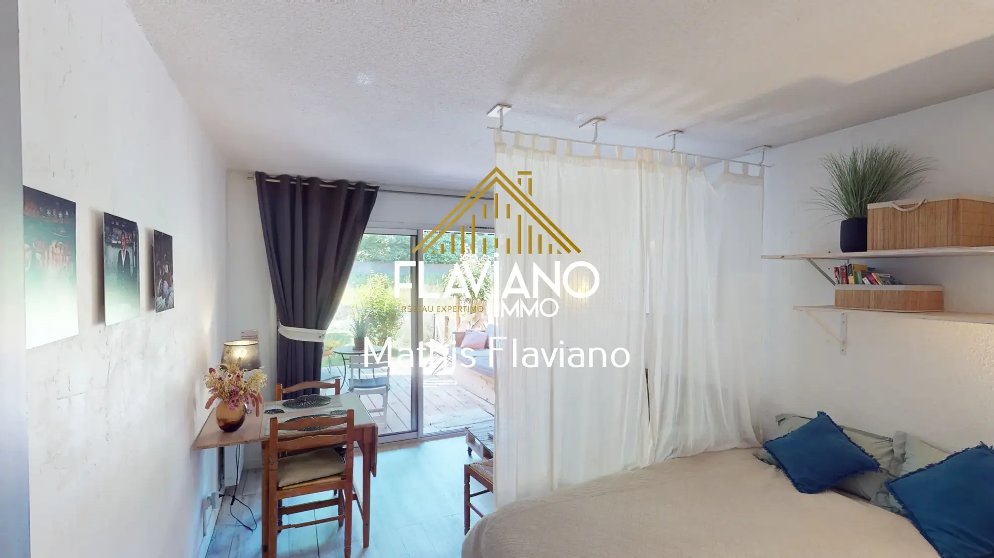 Studio en Rez-de-Jardin avec Vue Montagne à Barcelonnette – Exposition Sud 