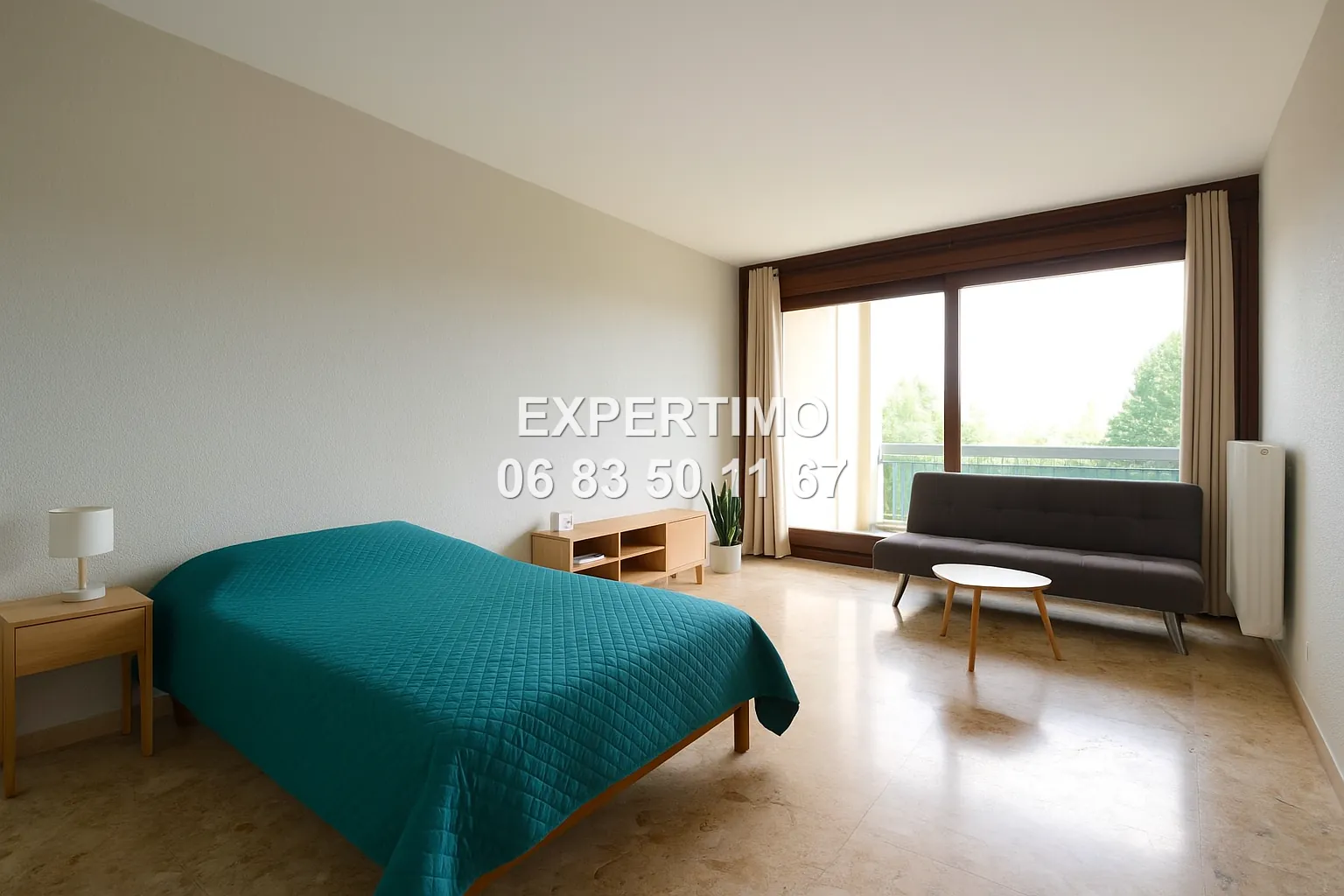 Appartement T1 lumineux avec balcon, cave et parking à Grenoble 