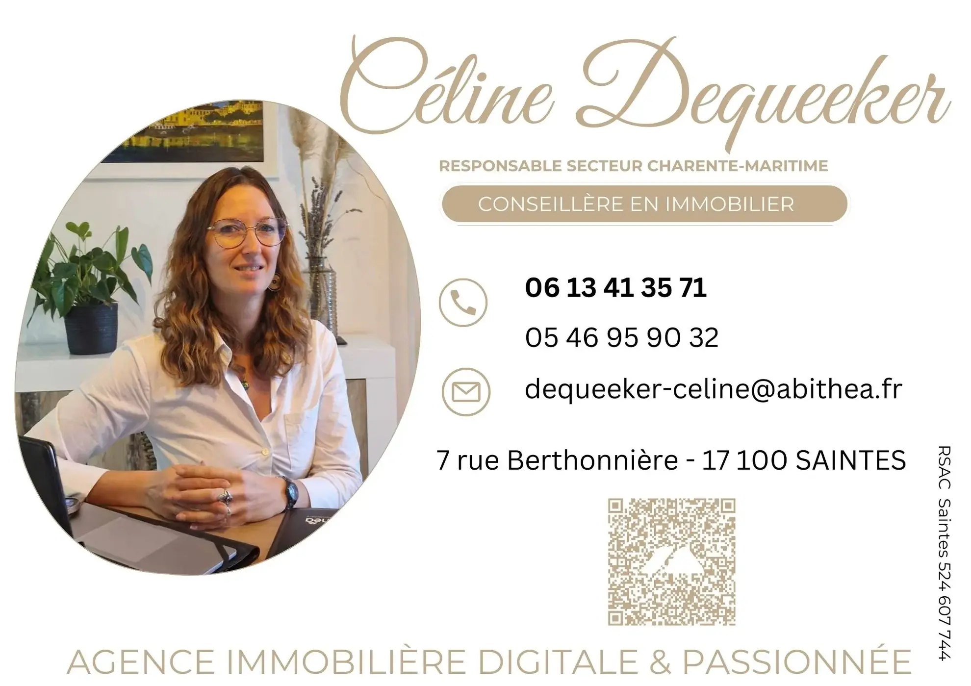 Maison de plain-pied à Chadenac – 77m², 3 chambres, garage, panneaux solaires 