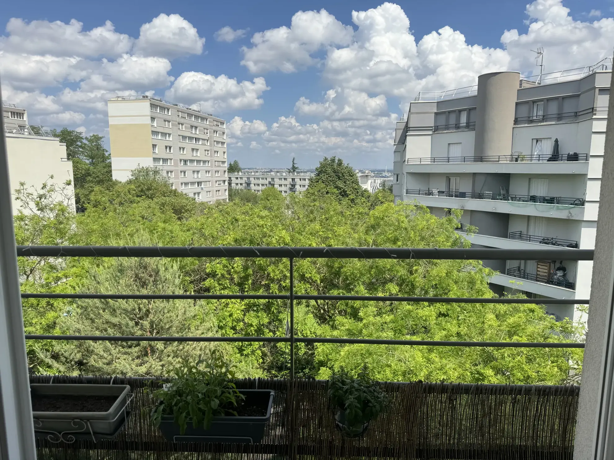 Appartement 2 pièces avec balcon et terrasse à Villejuif proche jardin calme 