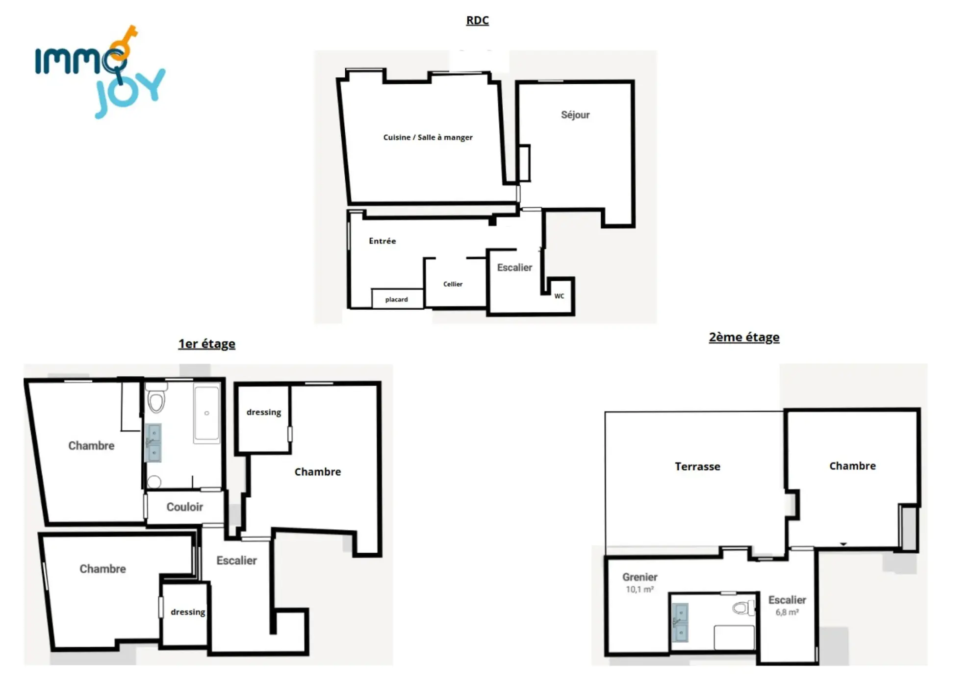 Belle maison de village rénovée avec toit-terrasse à Miremont – 144 m² 