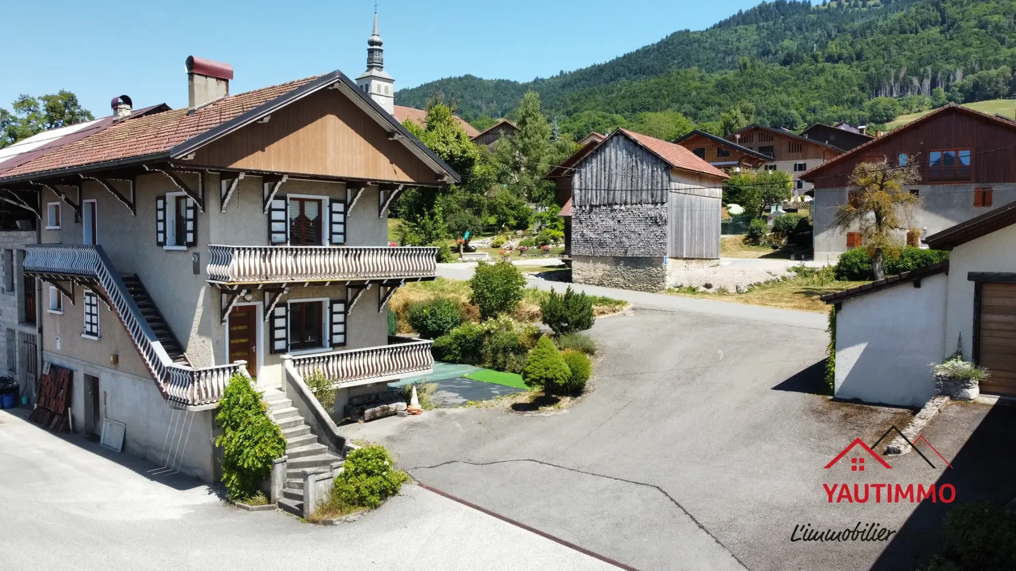 Maison à rénover avec vue sur les montagnes à Villard, Haute-Savoie