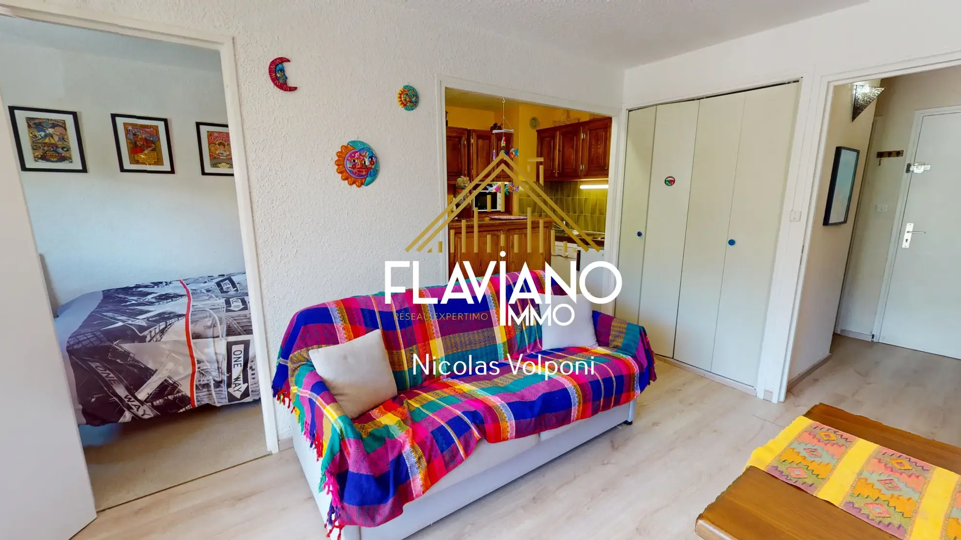 Appartement T2 à vendre au Sauze avec vue montagne et parking privé 