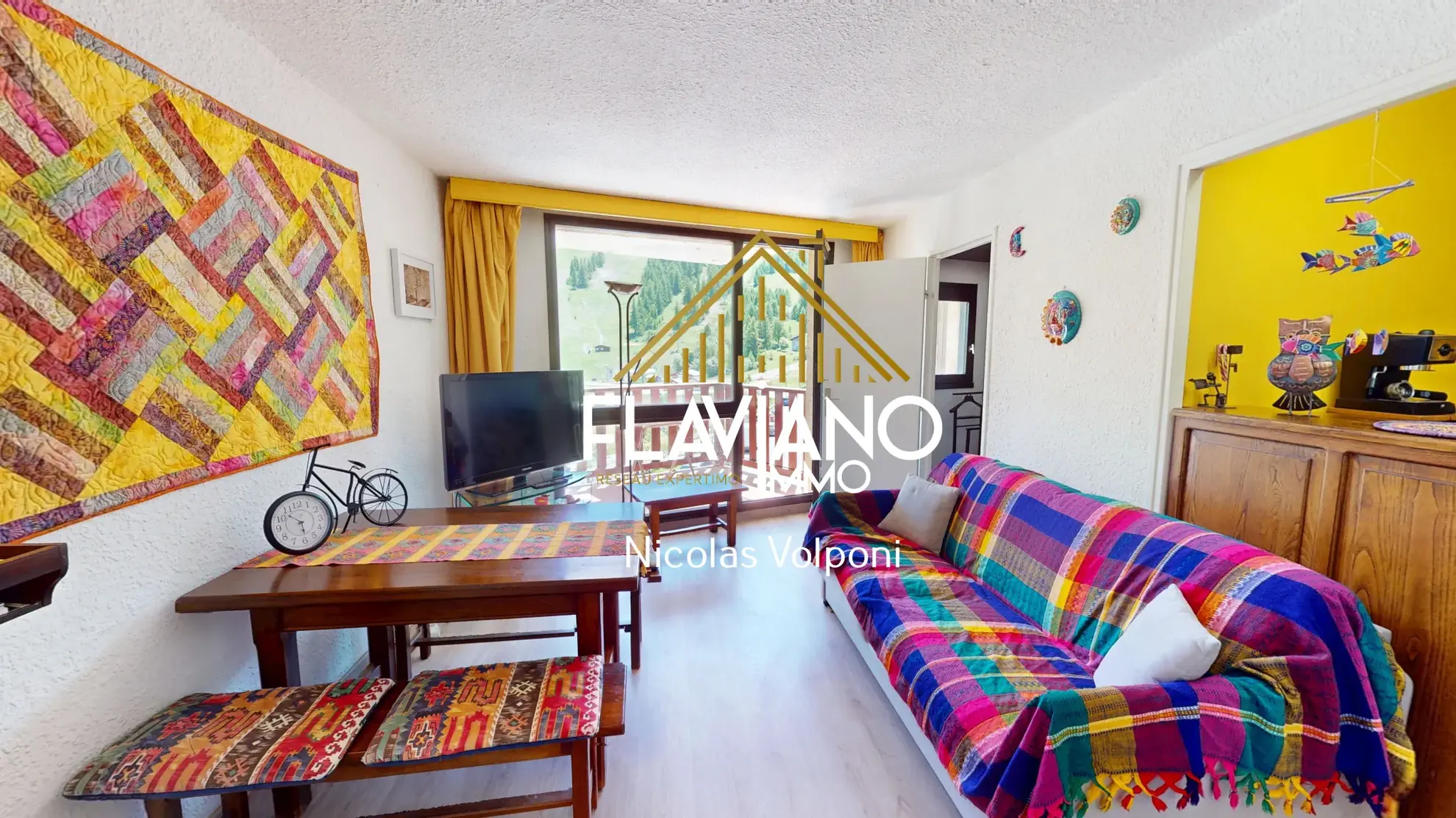 Appartement T2 à vendre au Sauze avec vue montagne et parking privé