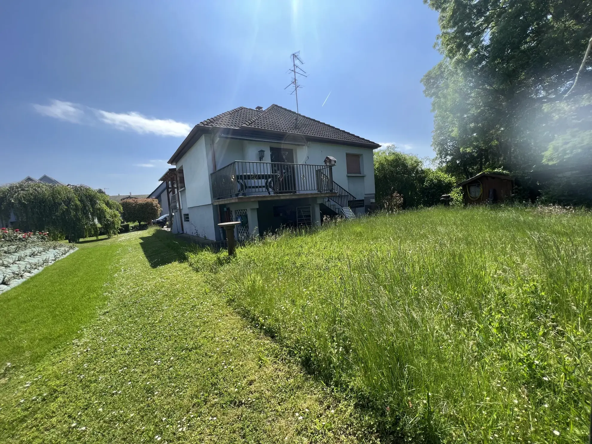 Belle maison de 131 m² à Horbourg-Wihr avec terrain de 700 m², garage double et terrasse orientée sud-ouest