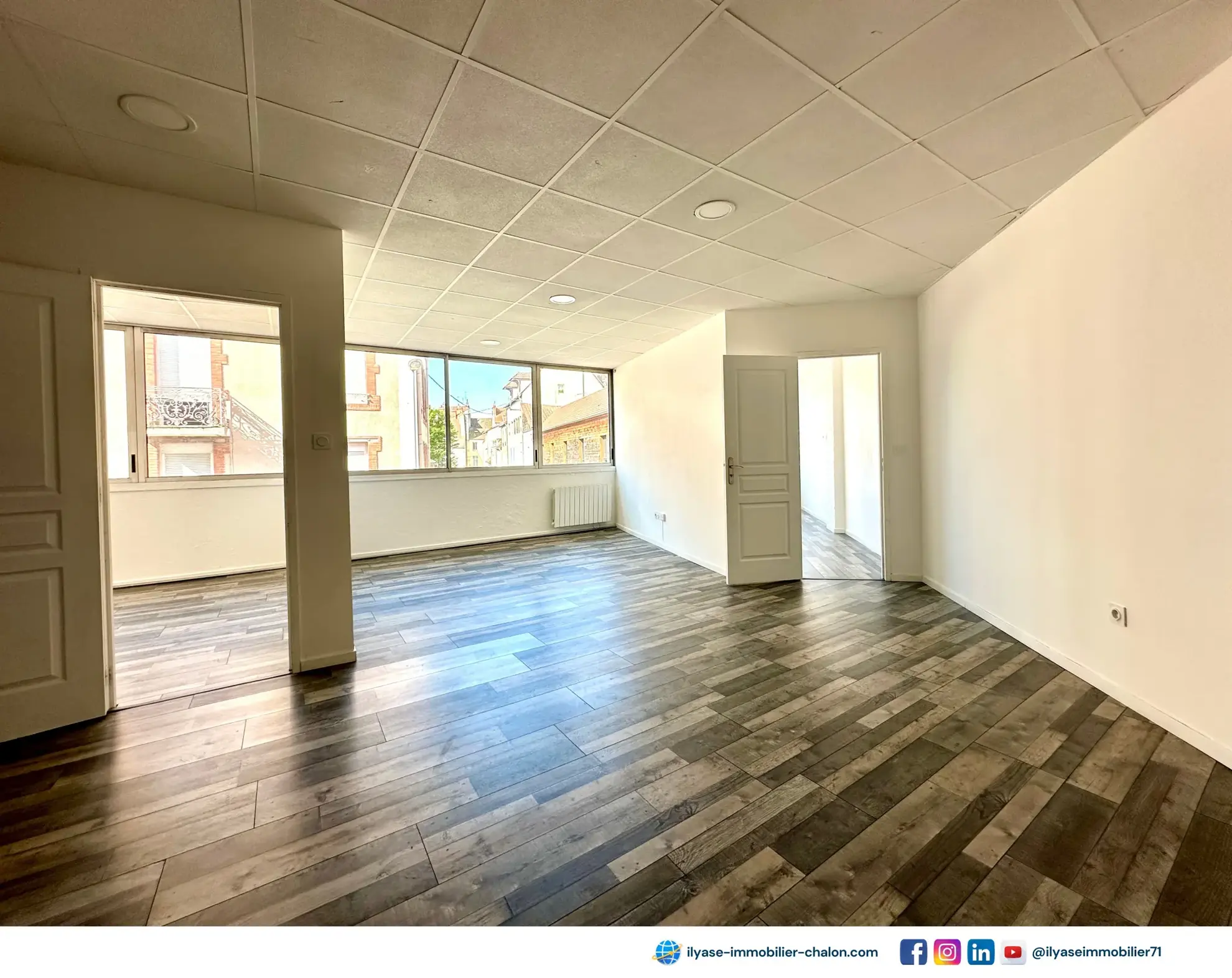 Appartement T3 lumineux de 75 m² au cœur de Chalon-sur-Saône 