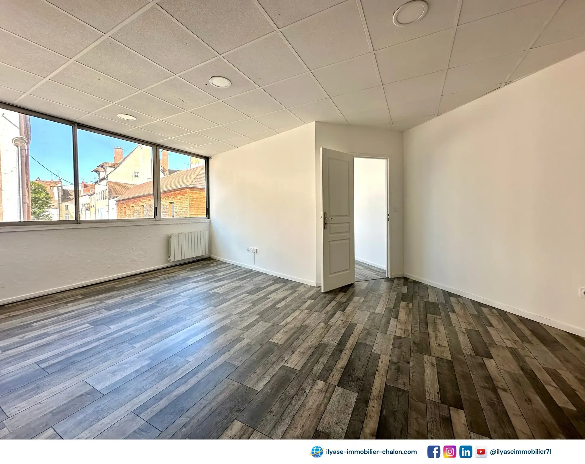 Appartement T3 lumineux de 75 m² au cœur de Chalon-sur-Saône 