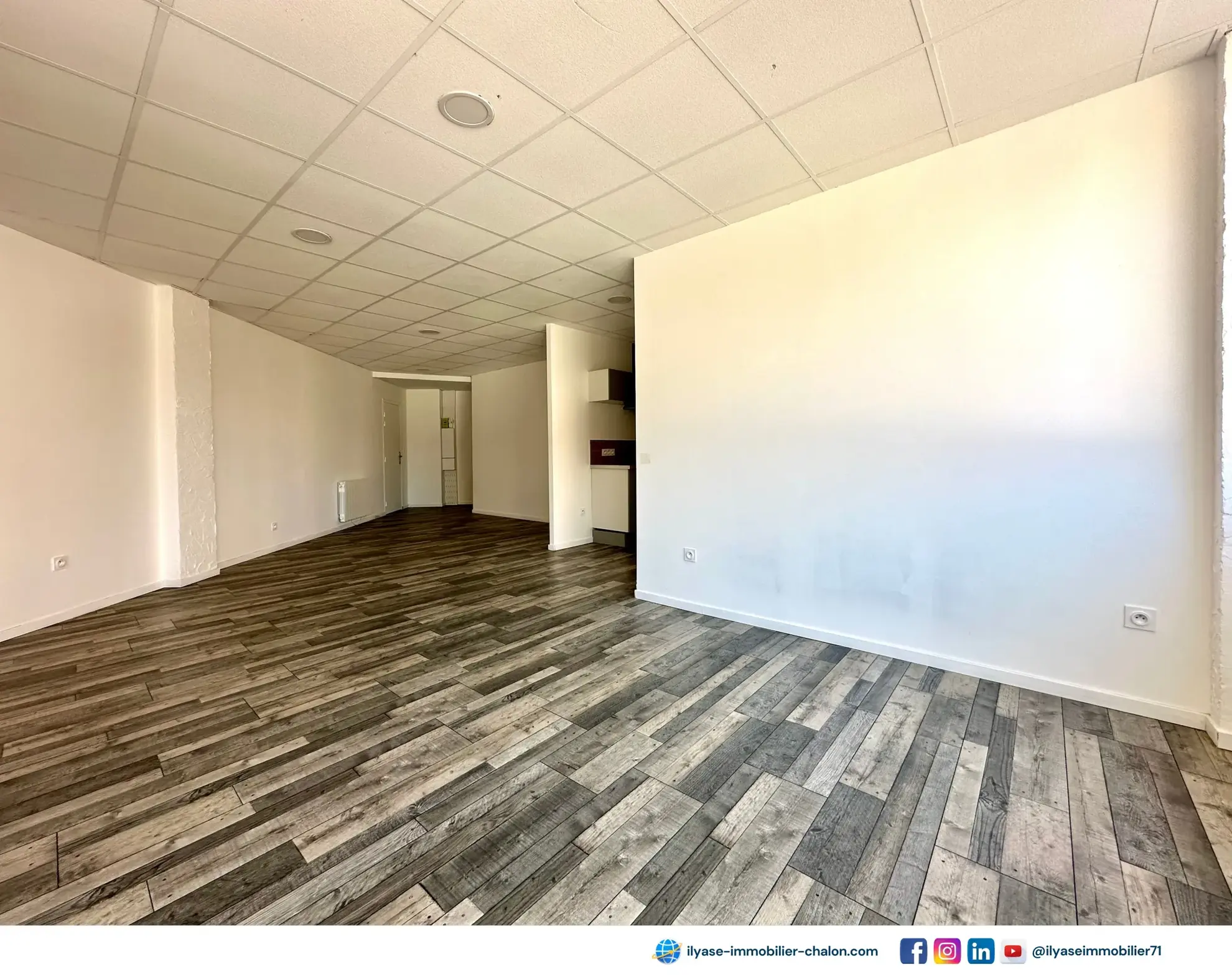Appartement T3 lumineux de 75 m² au cœur de Chalon-sur-Saône 