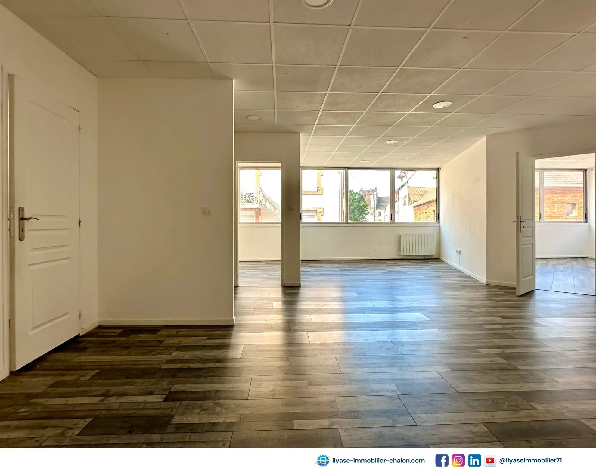 Appartement T3 lumineux de 75 m² au cœur de Chalon-sur-Saône 