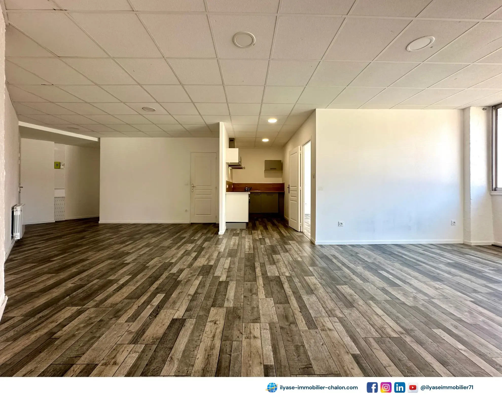 Appartement T3 lumineux de 75 m² au cœur de Chalon-sur-Saône 