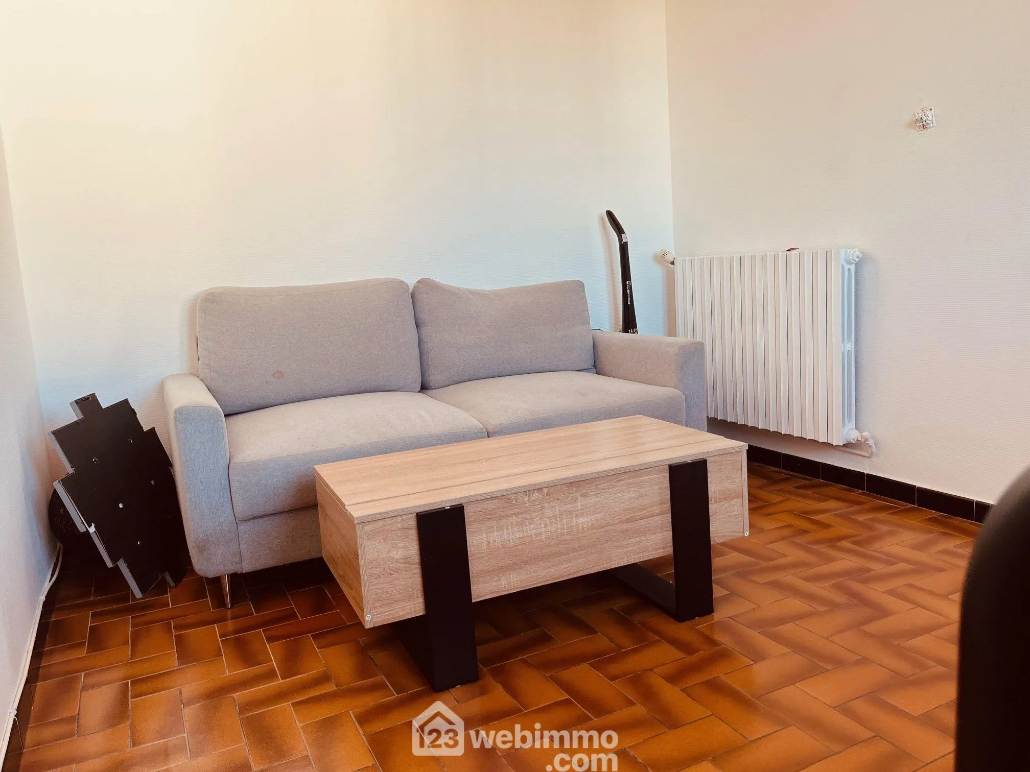 Appartement traversant lumineux à Perpignan avec vue sur les Corbières 