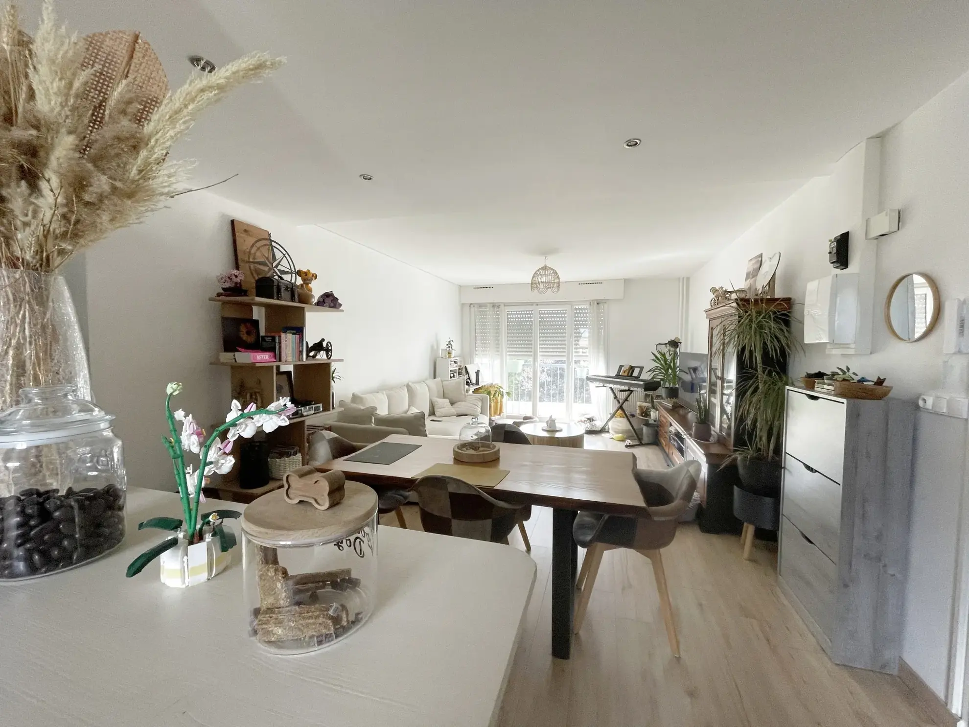 Appartement à Le Mans secteur gare sud avec vue sur verdure et parking