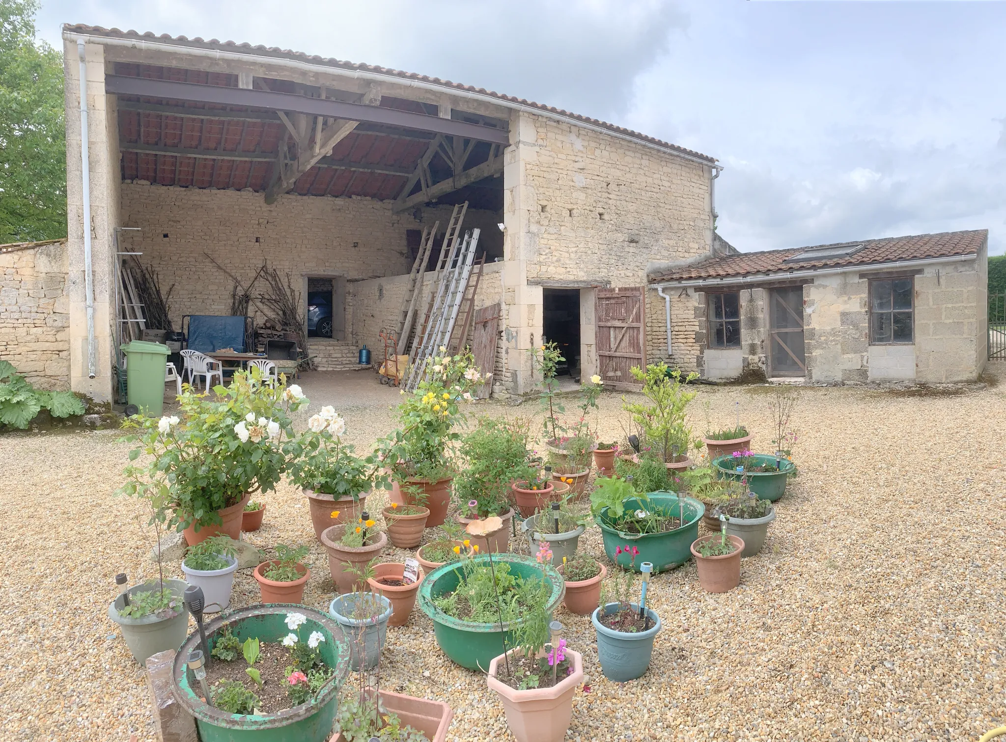 Grande propriété de 350 m² avec 3 maisons et dépendances à Néré (17510) 