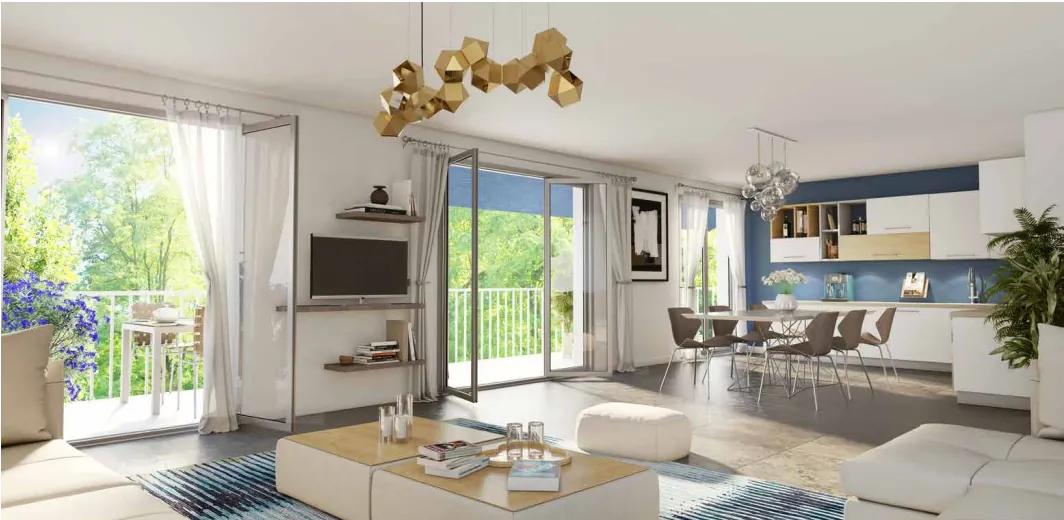 Appartement 4 pièces à Quetigny avec terrasse, jardin et parking inclus - Livraison 2026