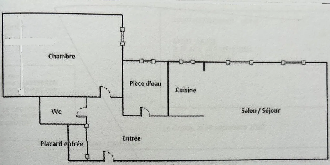Appartement 2 pièces avec balcon en hyper-centre d'Abbeville 