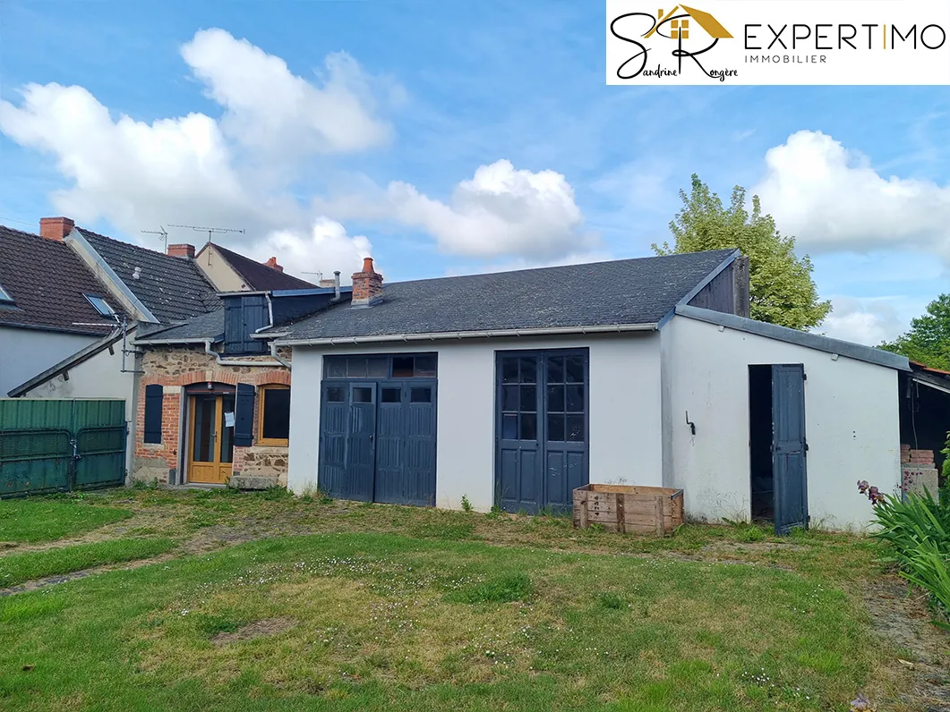 Maison avec studio indépendant et grand jardin à Evaux-les-Bains, 103 m² 