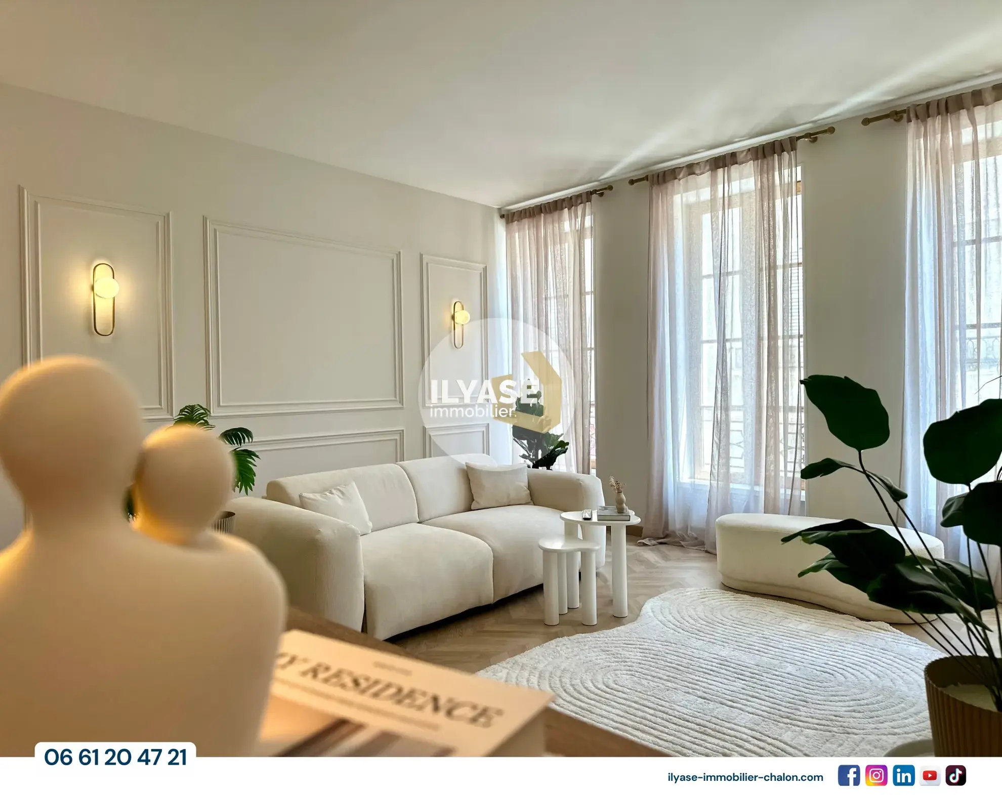 Appartement haut de gamme de 60 m² au centre-ville de Chalon-sur-Saône 