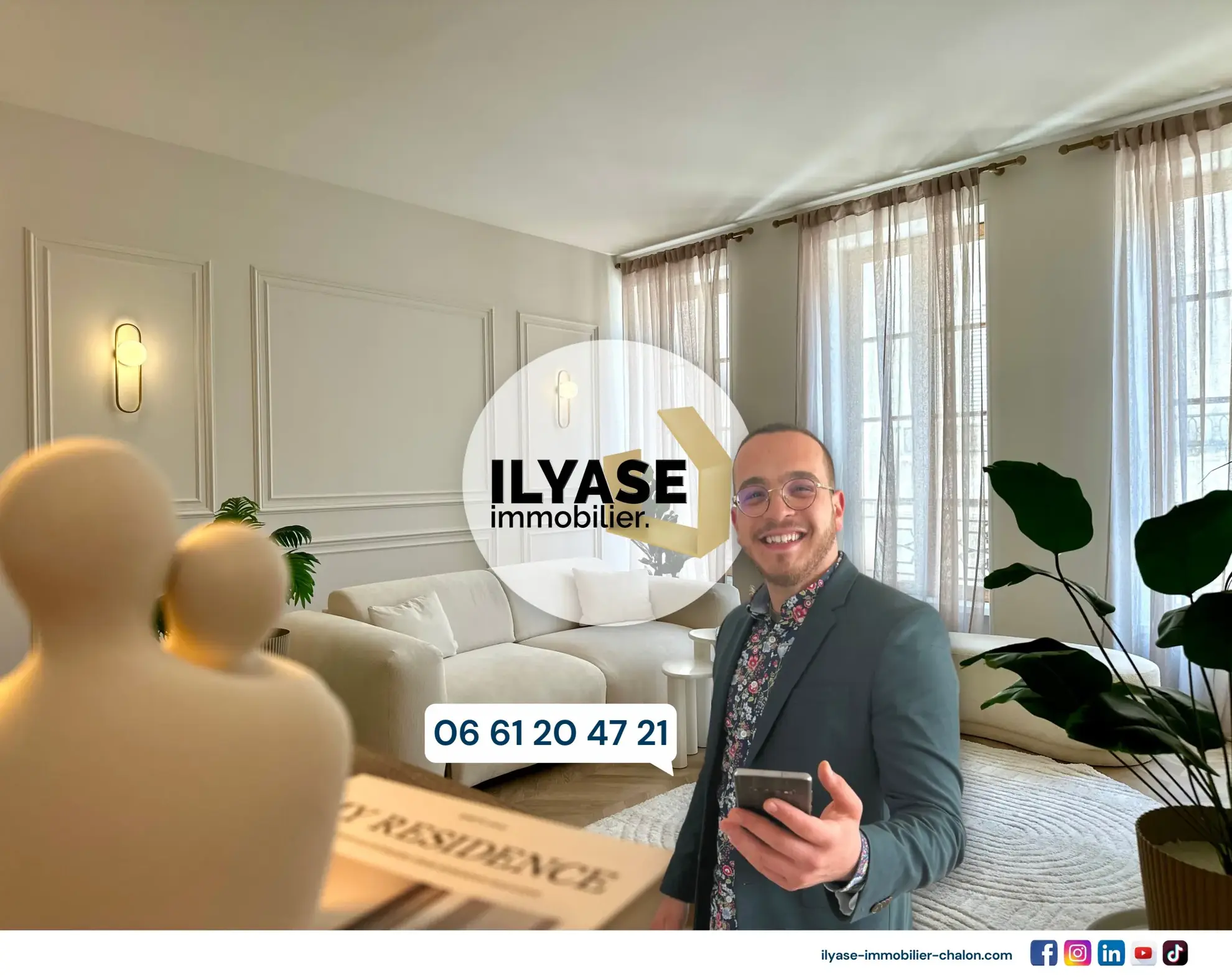 Appartement haut de gamme de 60 m² au centre-ville de Chalon-sur-Saône