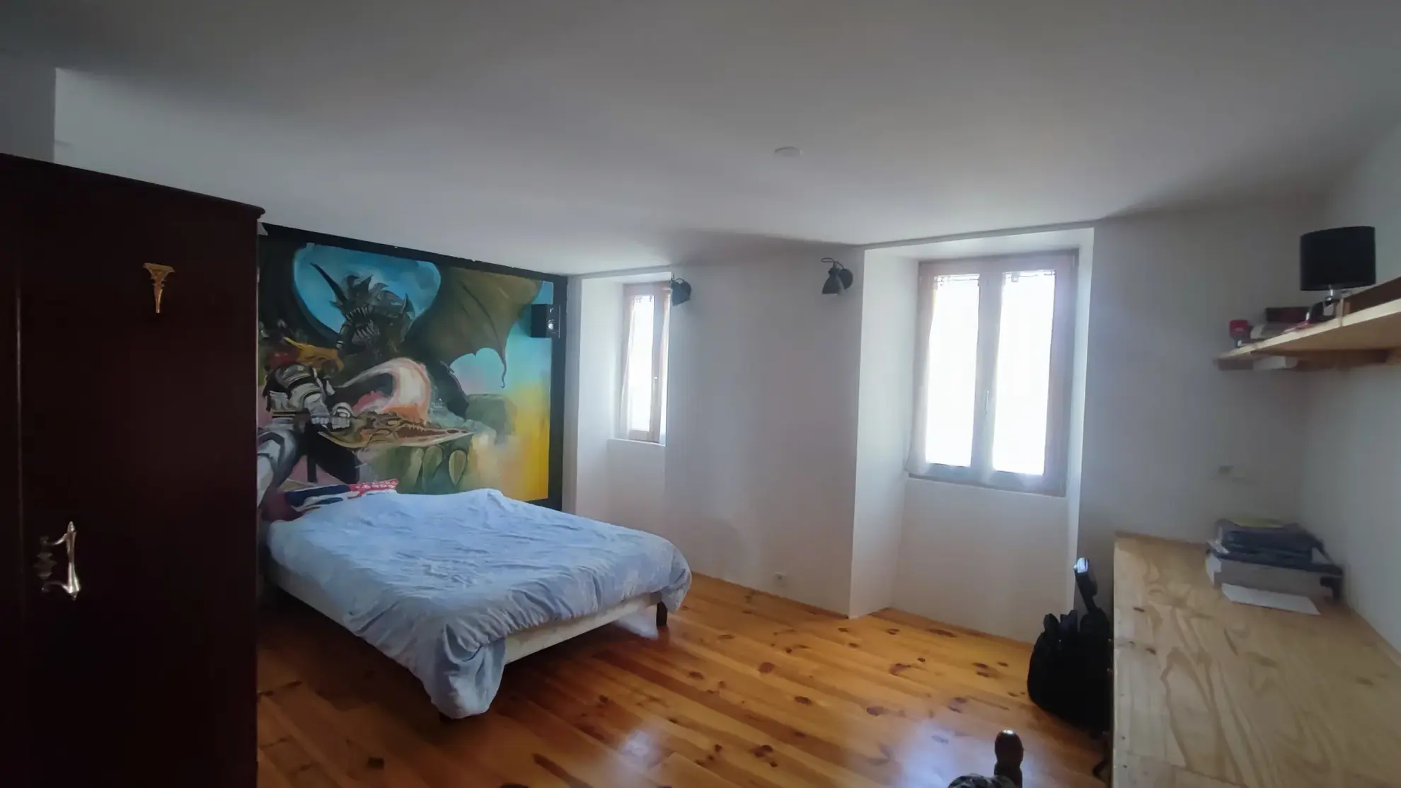 Maison de village à Alboussière avec jardin, garage et 4 chambres 