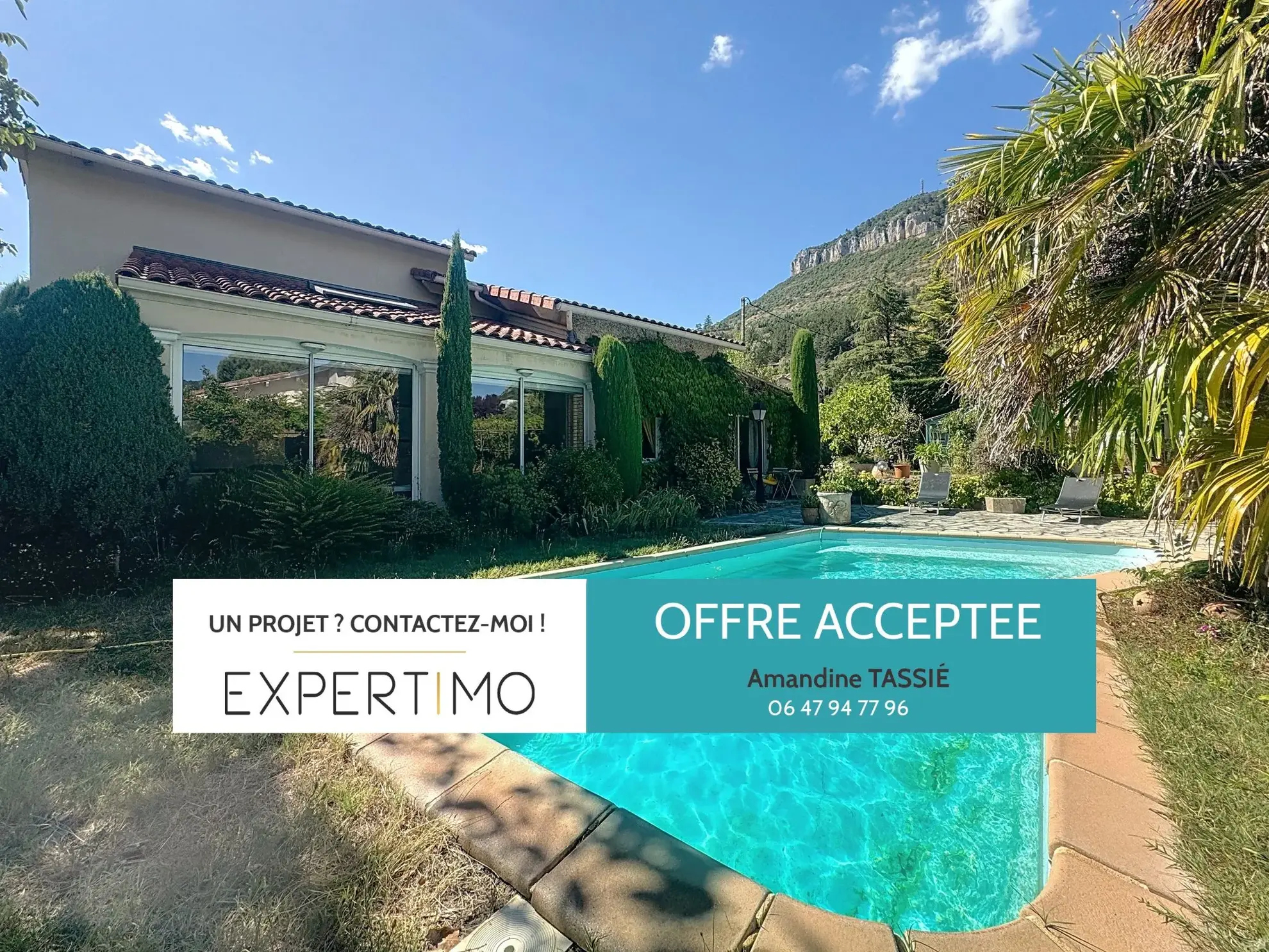 Charmante maison avec piscine, maisonette et grand jardin à Millau