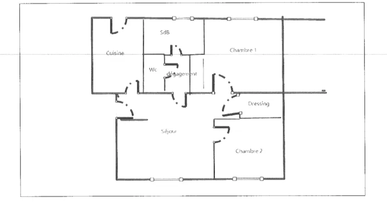 Appartement traversant de type 3 avec cave à Marseille - opportunité d'investissement ou résidence