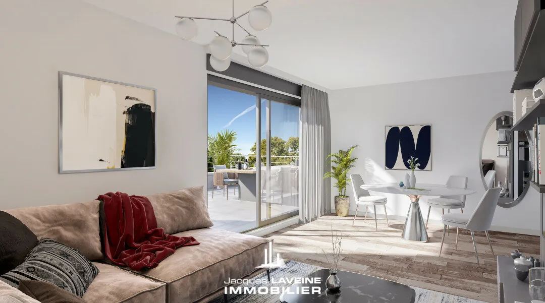 Appartement 3 pièces en rez-de-jardin à Marly-Frescaty avec terrasse 