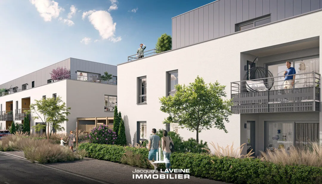 Appartement 3 pièces en rez-de-jardin à Marly-Frescaty avec terrasse 