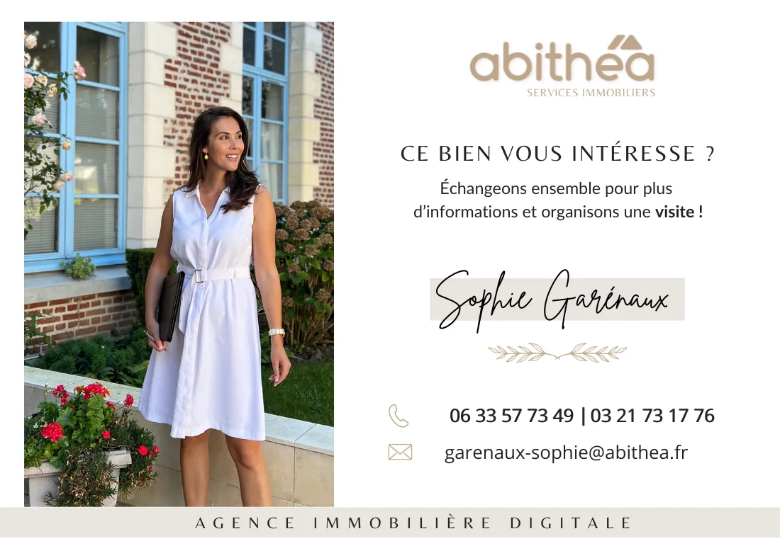 Belle longère en pierres blanches à Maroeuil avec dépendance et jardin ensoleillé 