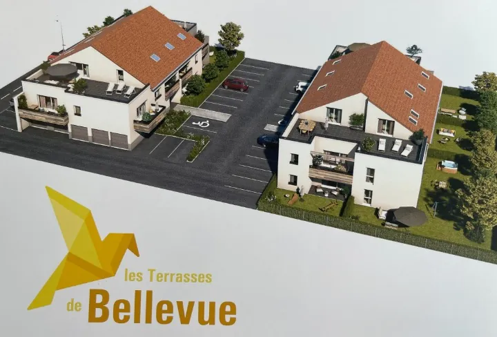 Appartement neuf 3 pièces avec grand jardin à Norroy-le-Veneur (57140) 