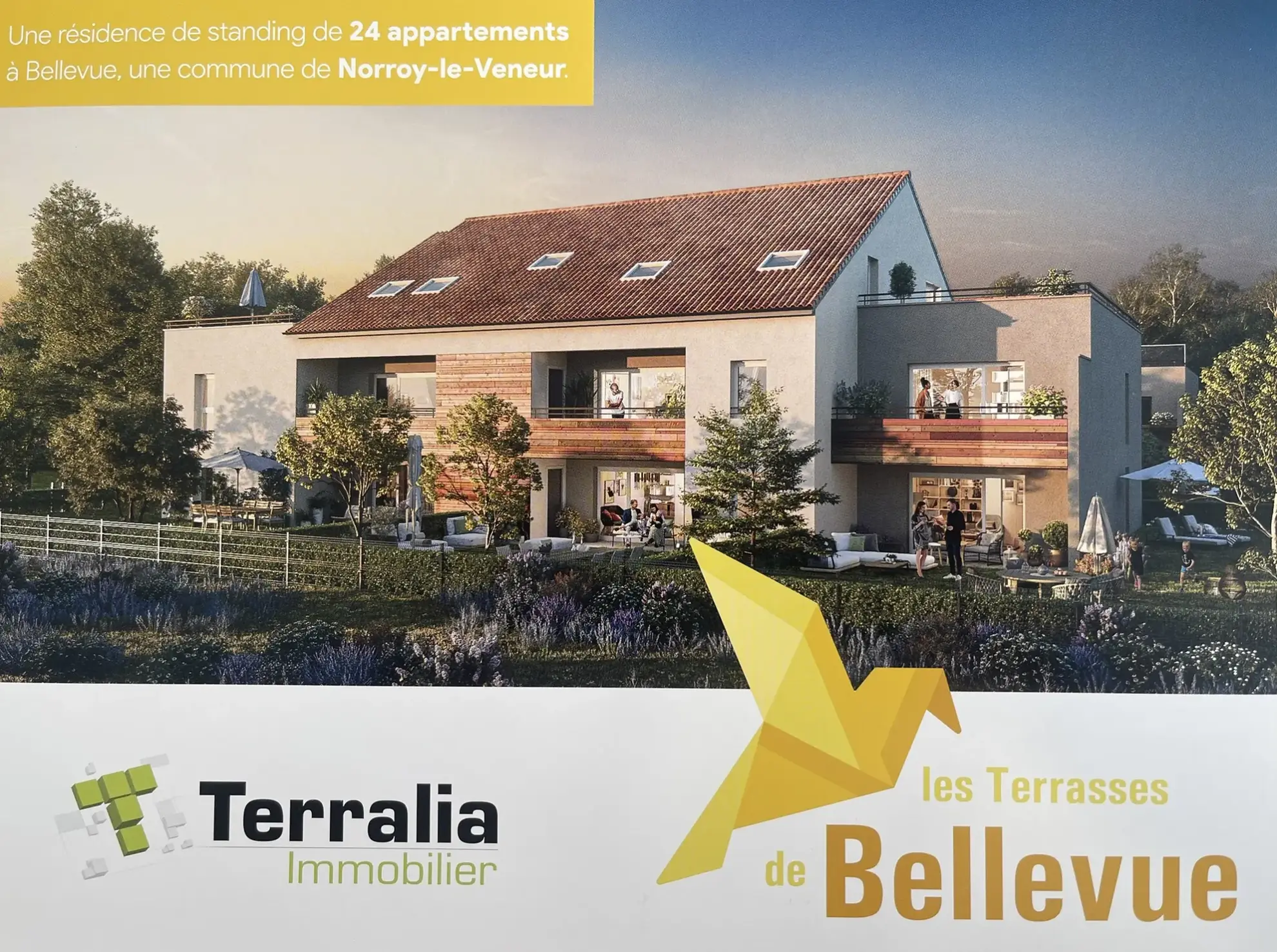 Appartement neuf 3 pièces avec grand jardin à Norroy-le-Veneur (57140) 