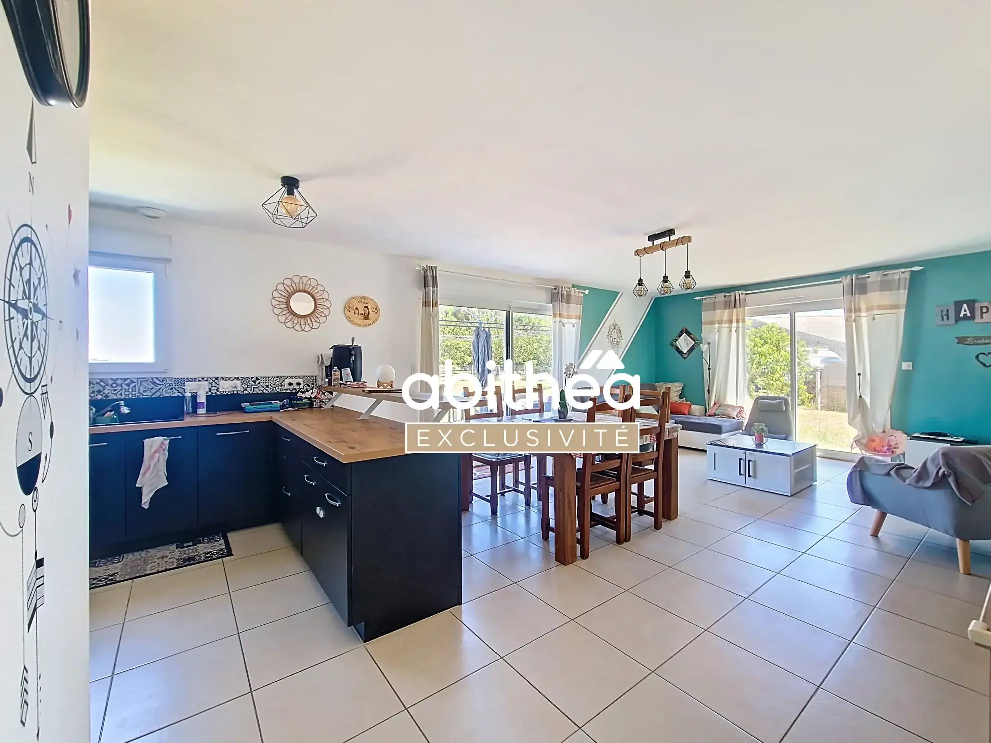 Maison contemporaine de plain-pied à Gémozac, 3 chambres et garage, proche commodités 