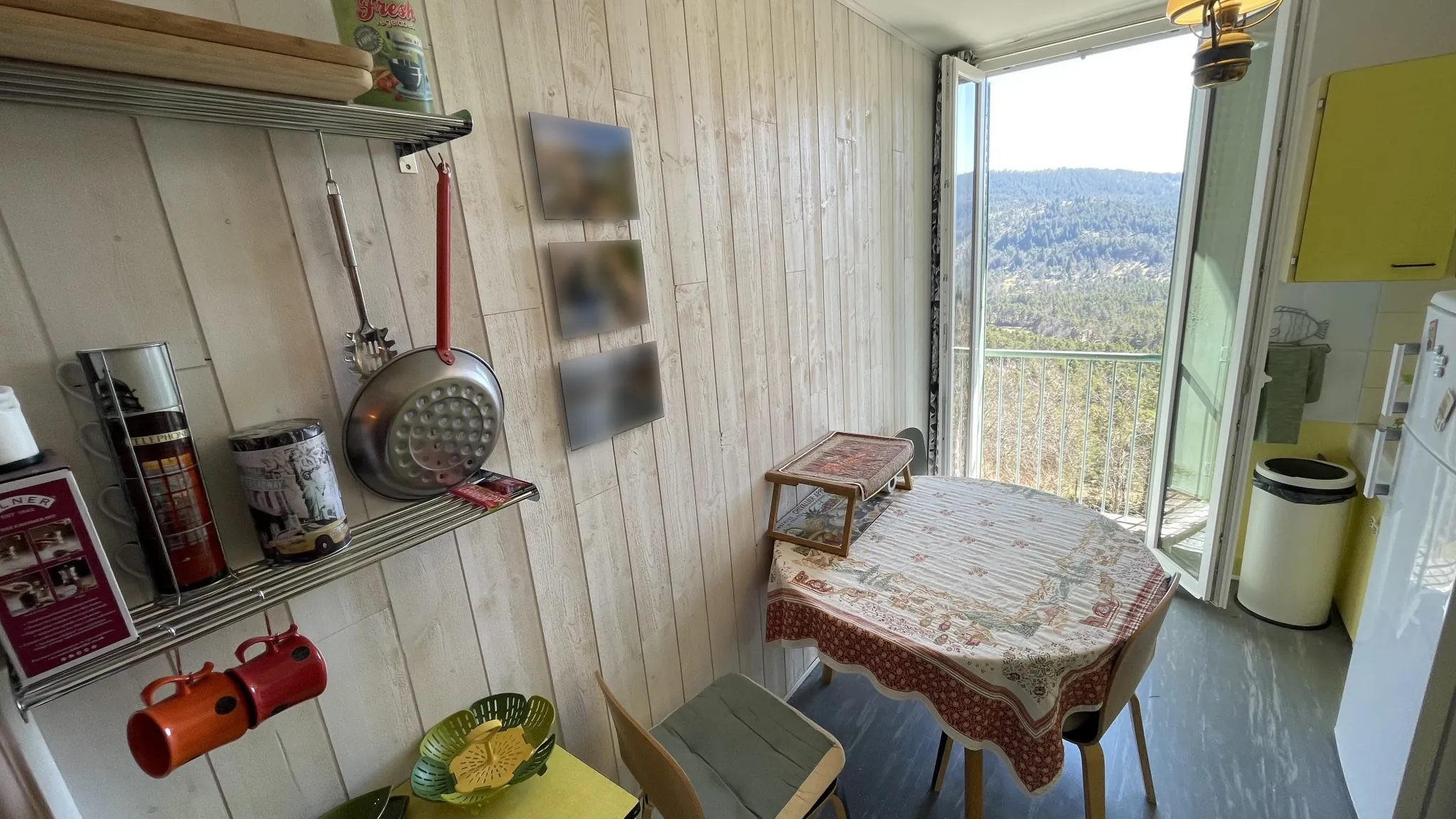 Appartement T1 rénové avec vue montagne à Thorenc 