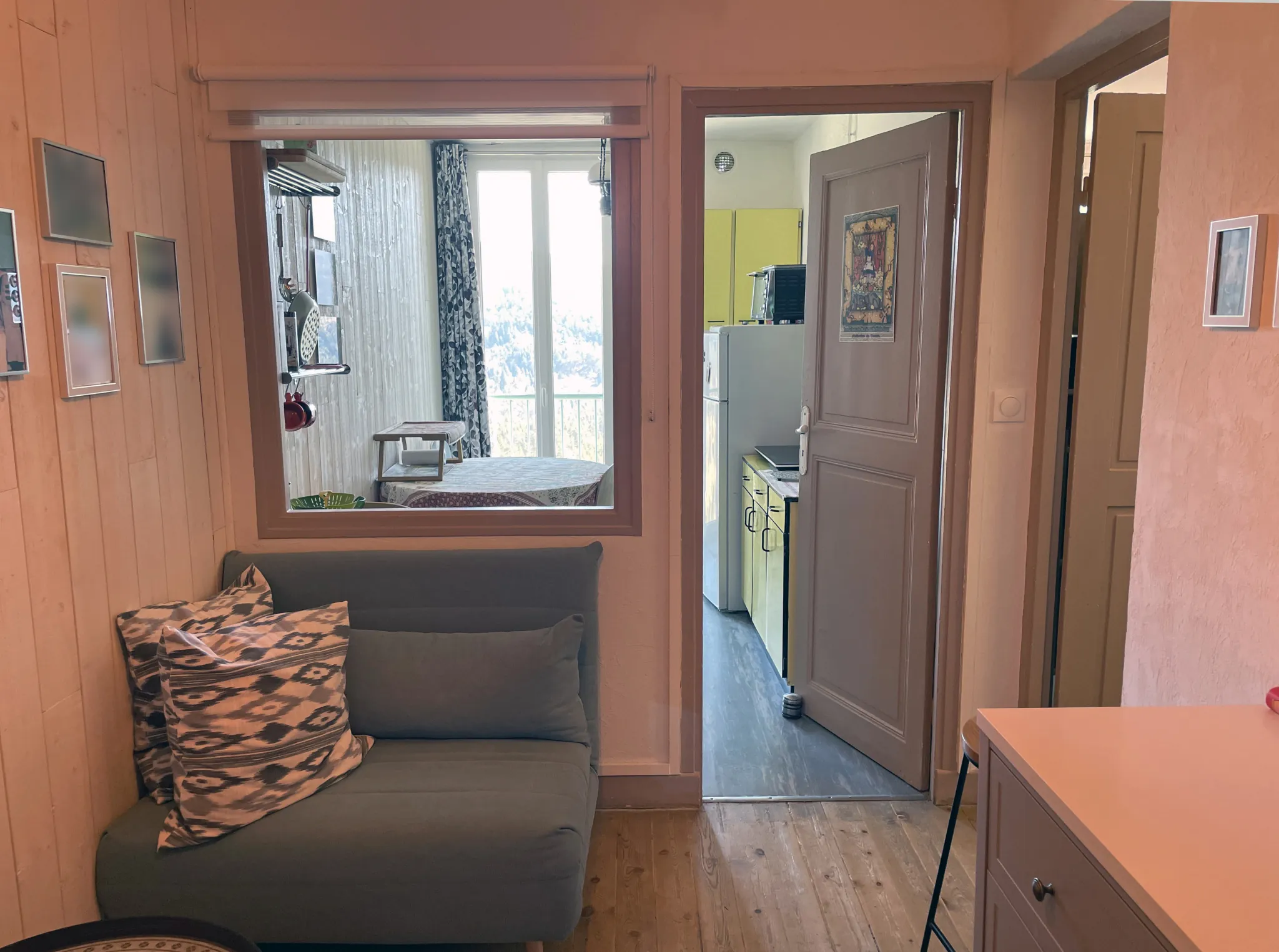 Appartement T1 rénové avec vue montagne à Thorenc 