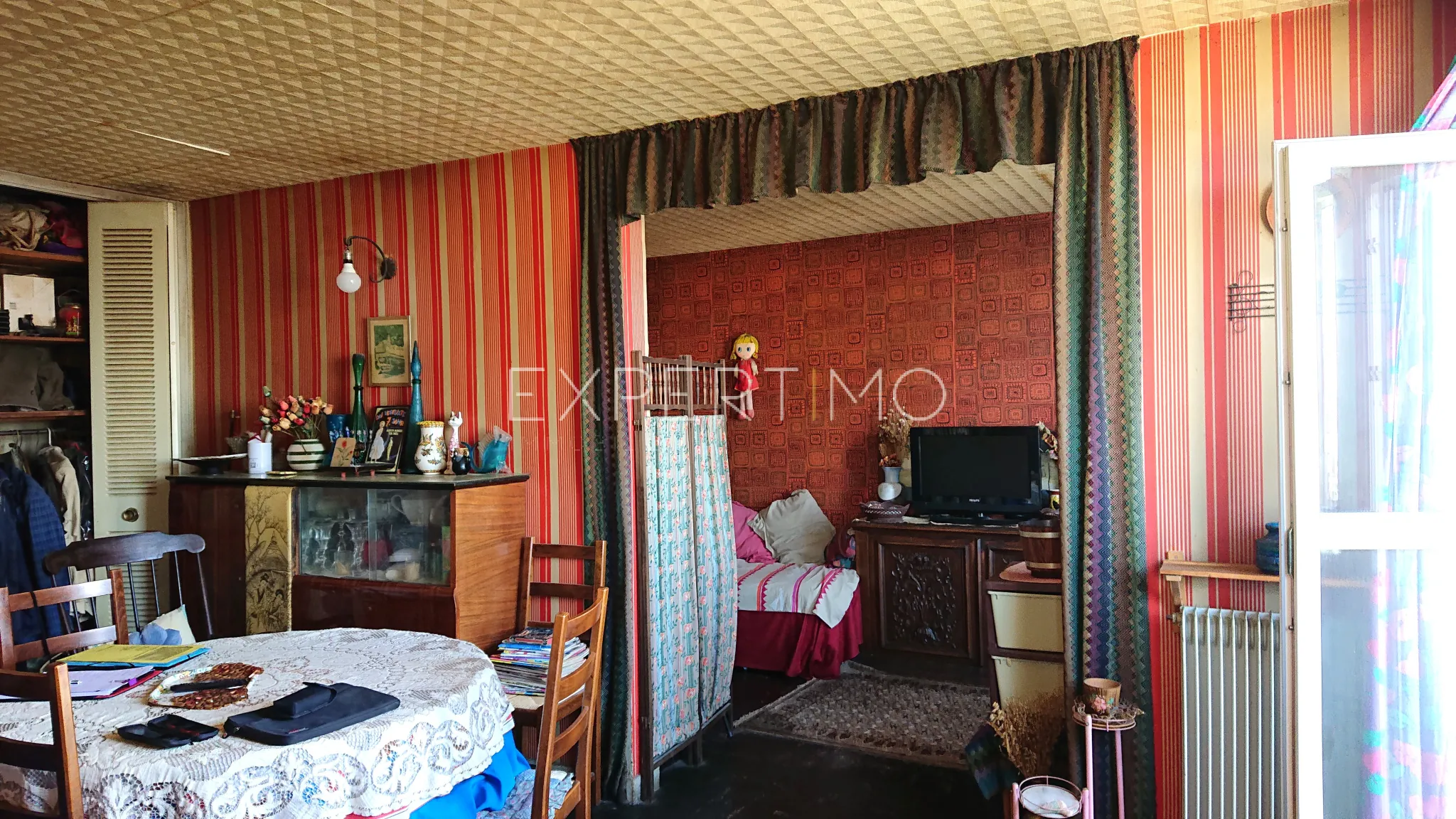 Appartement T4 à vendre au centre-ville de Gennevilliers avec balcon et cave 