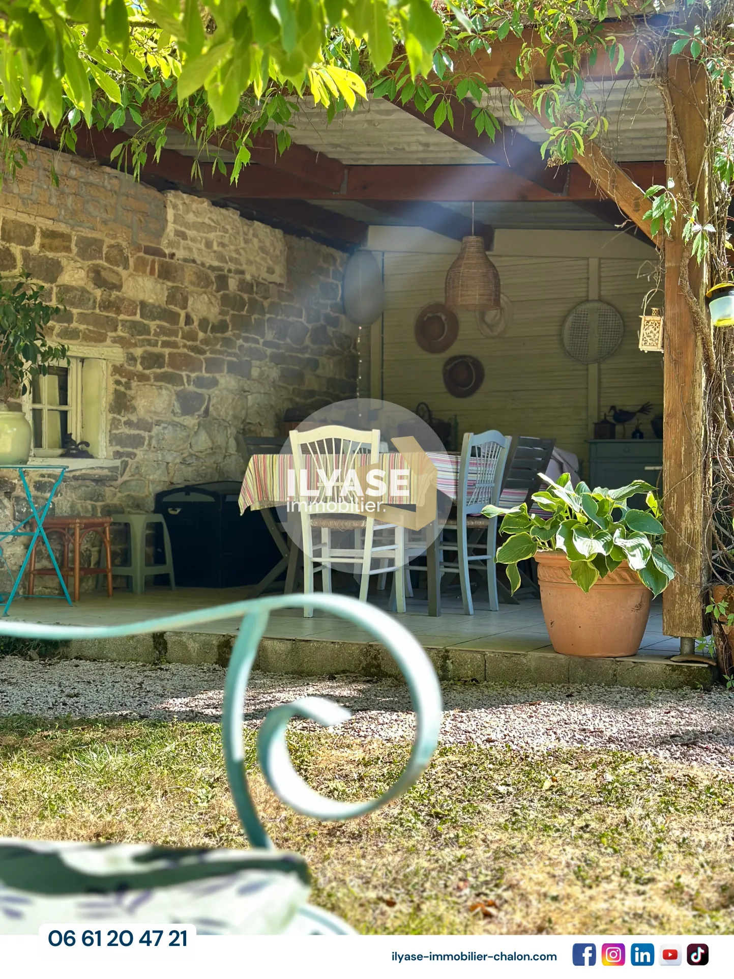 Maison de 130 m² avec 3 chambres et grand jardin à Saint-Germain-lès-Buxy 