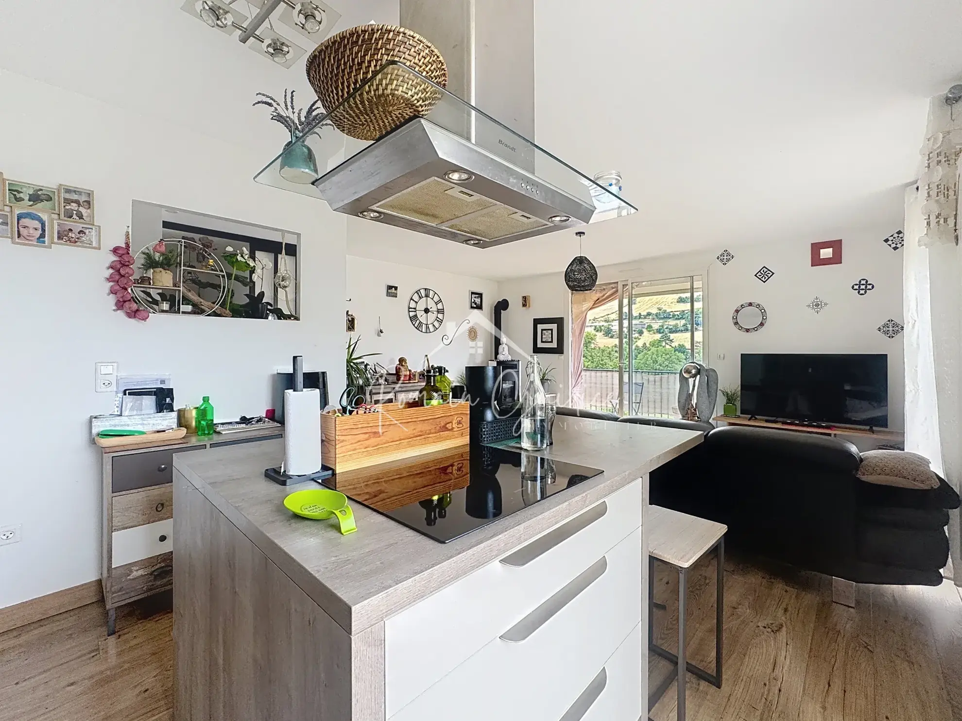 Appartement F4 de 98 m² avec garage, jardin et vue sur Millau 