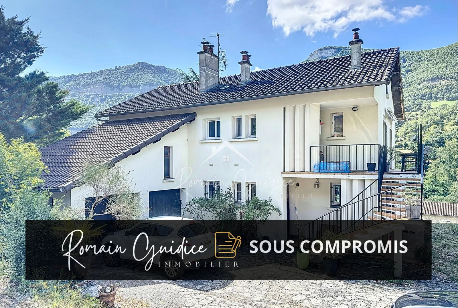 Appartement F4 de 98 m² avec garage, jardin et vue sur Millau