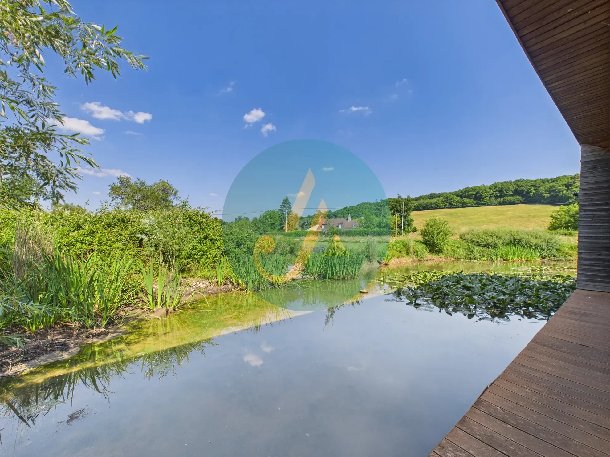 Maison d’architecte avec grand terrain à Sichamps, proche de Nevers, idéal pour nature et tranquillité 