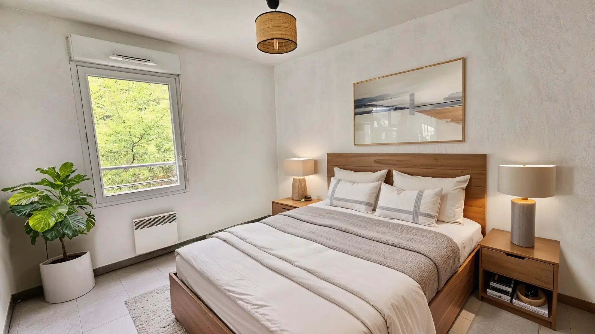 Appartement T3 avec terrasse à Montpellier - 66 m², parking privé et vue parc 