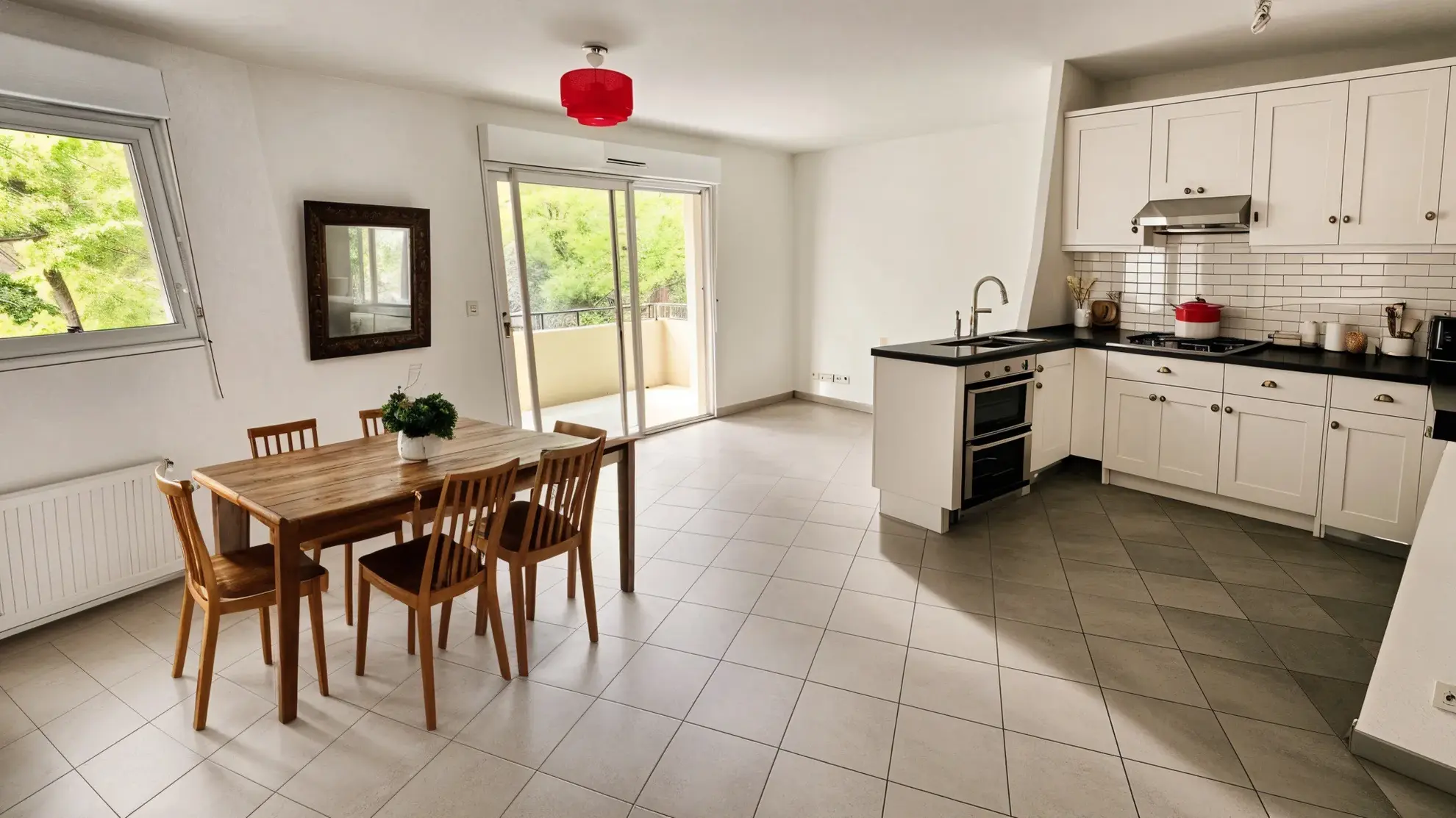 Appartement T3 avec terrasse à Montpellier - 66 m², parking privé et vue parc 