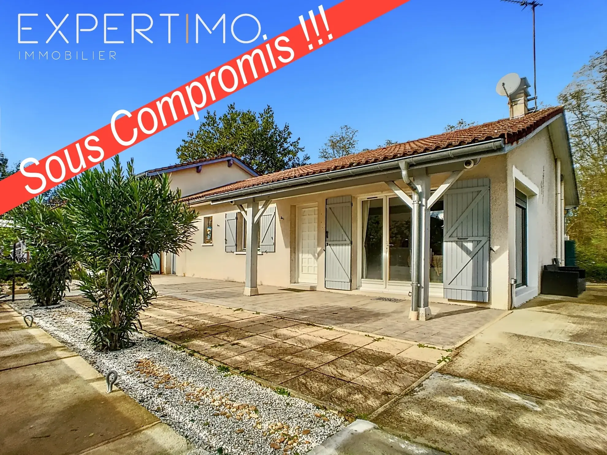 Maison de plain-pied avec jardin, 3 chambres et terrasse à Saint Didier de Formans