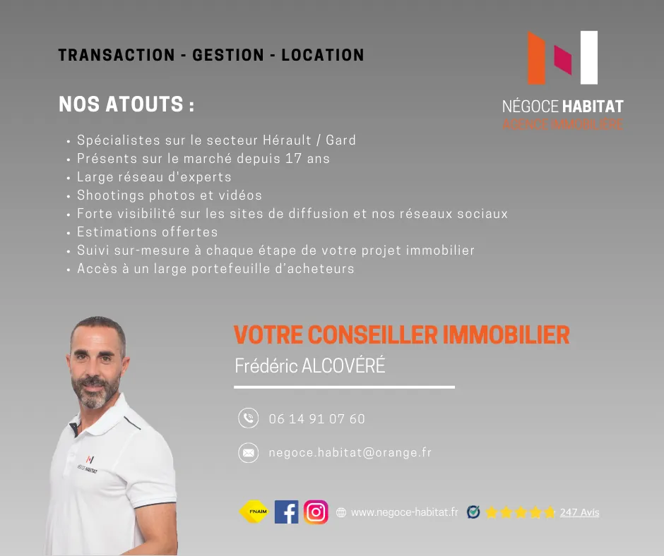 Terrain constructible de 621 m² à Fontanes, viabilisé et libre de constructeur 