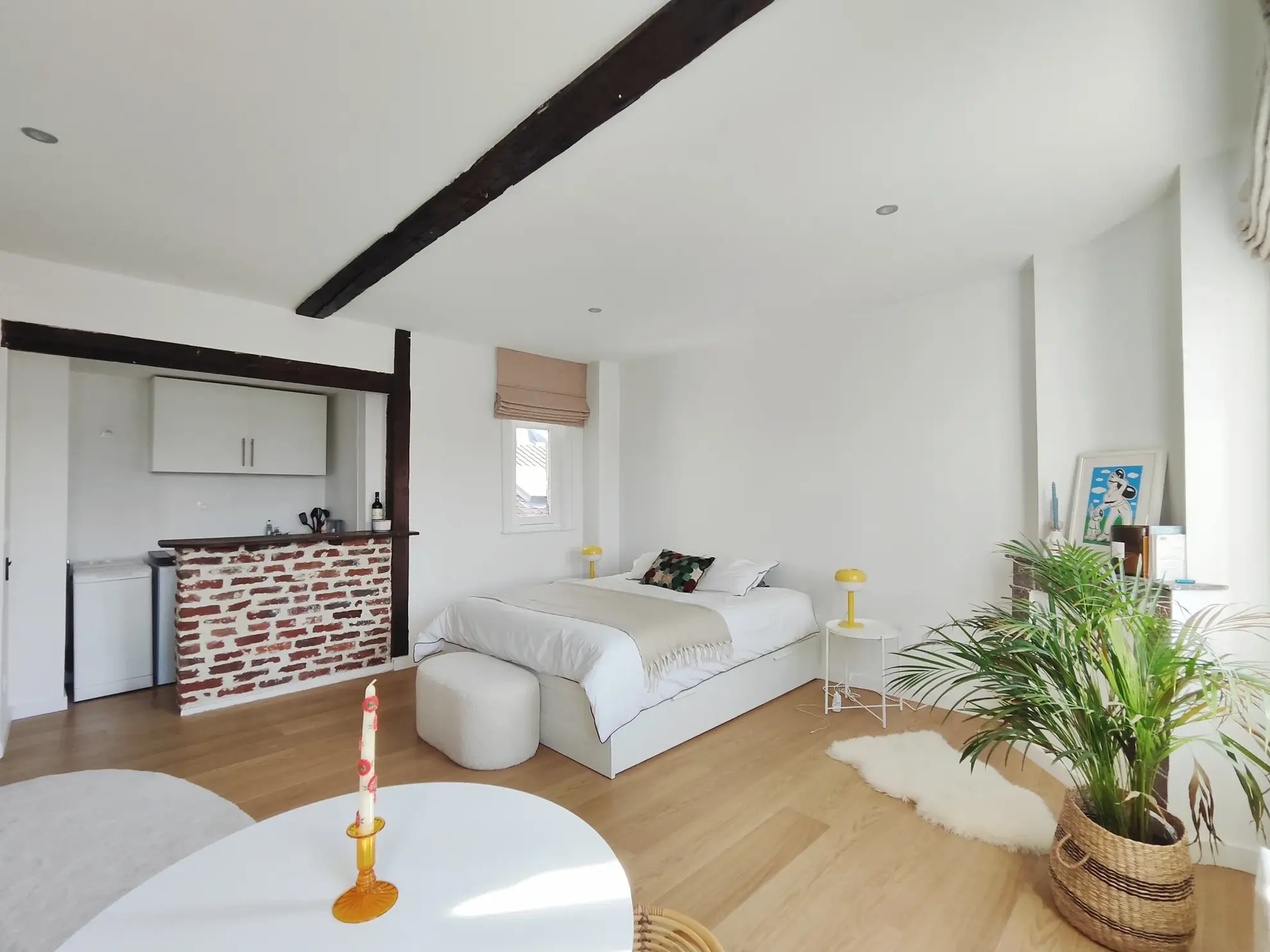 Appartement meublé lumineux de 31 m² au cœur de Lille – Dernier étage, rue de Béthune 