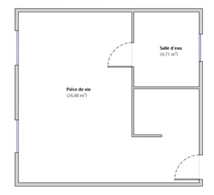 Spacieux studio de 32m² à PONTOISE, proche gare et commerces 