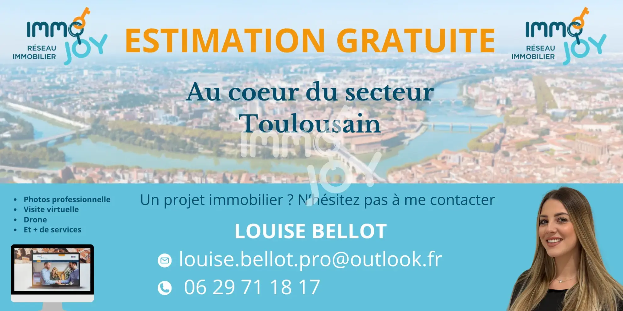 Appartement T3 à vendre à Toulouse Minimes avec vue imprenable 