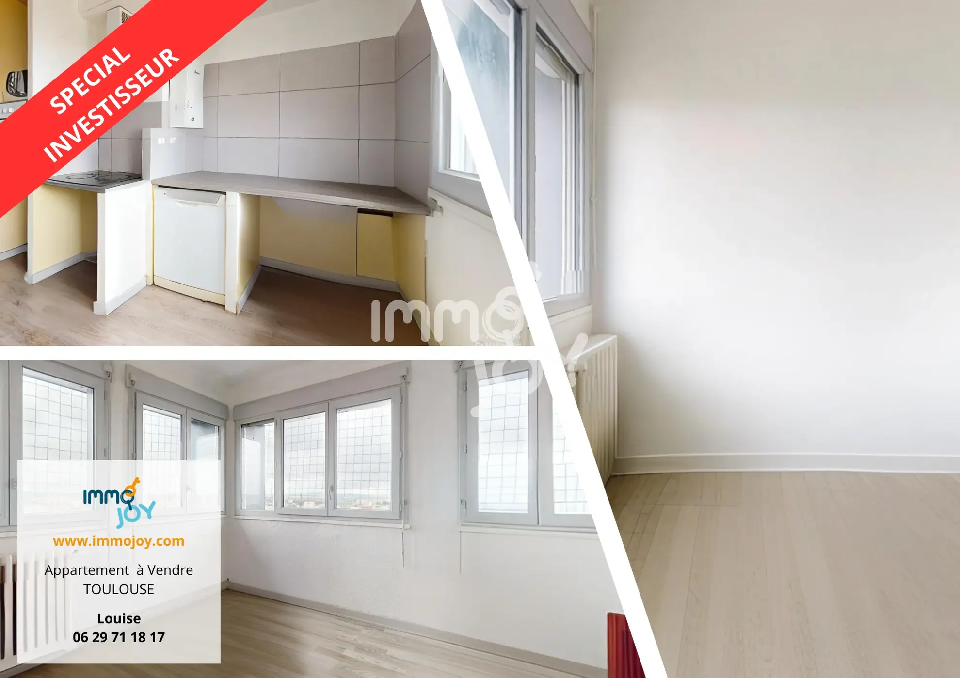 Appartement T3 à vendre à Toulouse Minimes avec vue imprenable
