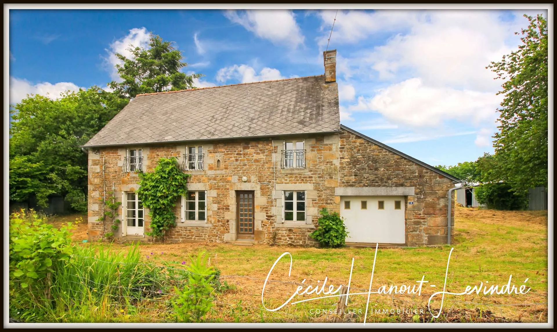 Maison en pierre à restaurer à Montanel - 107 m², terrain 2420 m², garage, campagne 