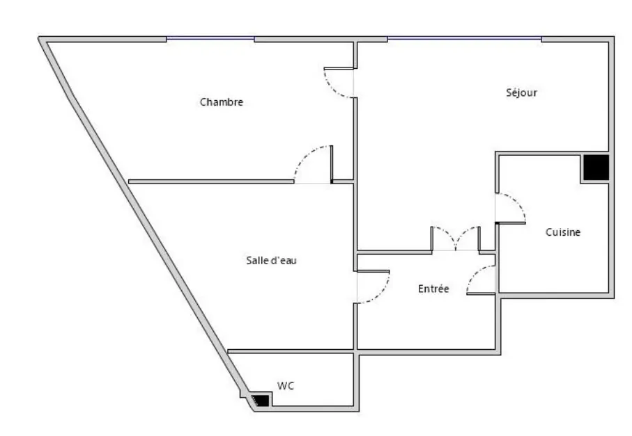 Appartement T2 de 58m² à La Courneuve avec parking privé près des transports 