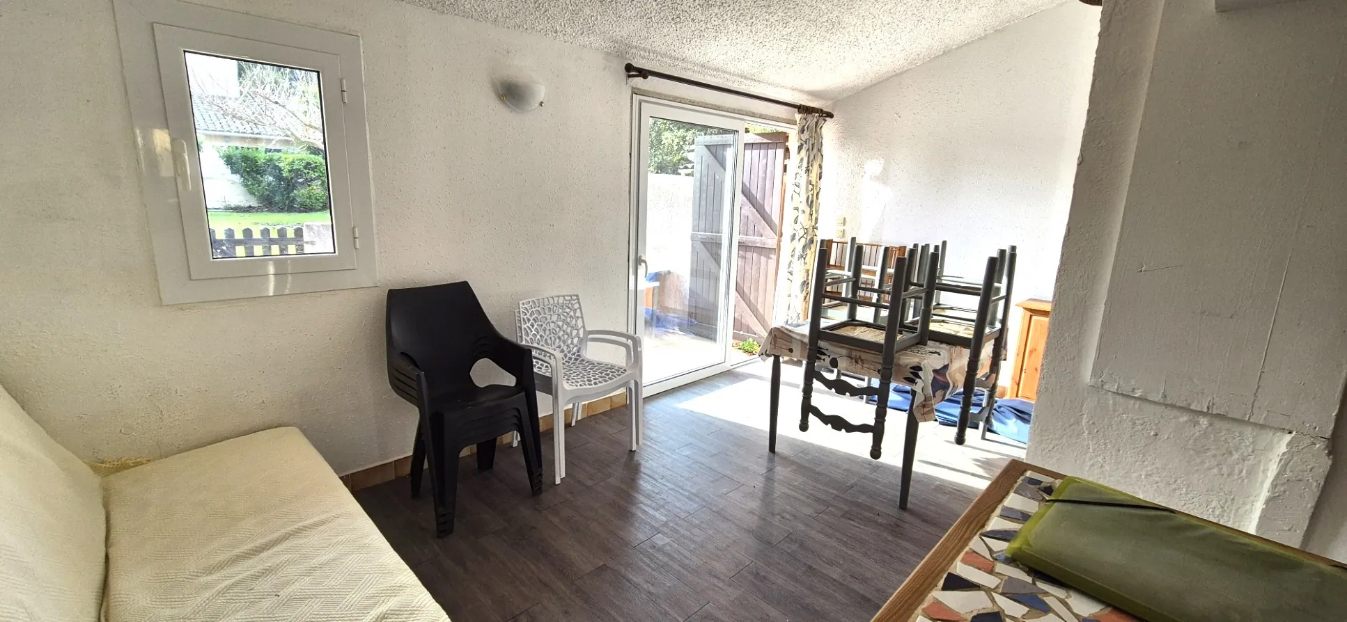 Villa T3 avec terrasse, piscine et accès plage à Moriani Plage 